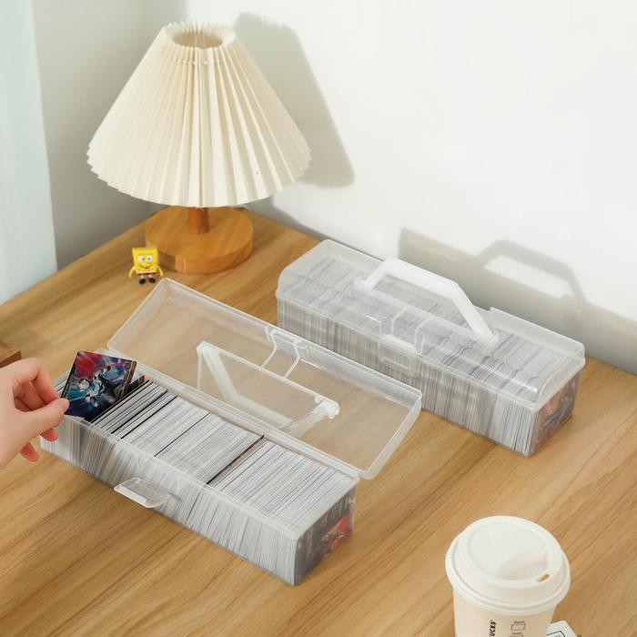 AnakPastiSuka- Portable Tcg Card Storage Box Kotak Kartu 700+ Pokemon Mtg Yugioh