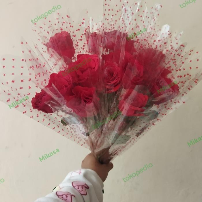 buket bunga mawar 1 tangkai - buket bunga 1 tangkai