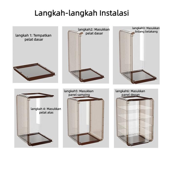 CODTudung Saji Susun 5 Jumbo Tudung Saji 5 Susun Lebih Tebal Tudung Saji Rak Makanan Tudung Saji