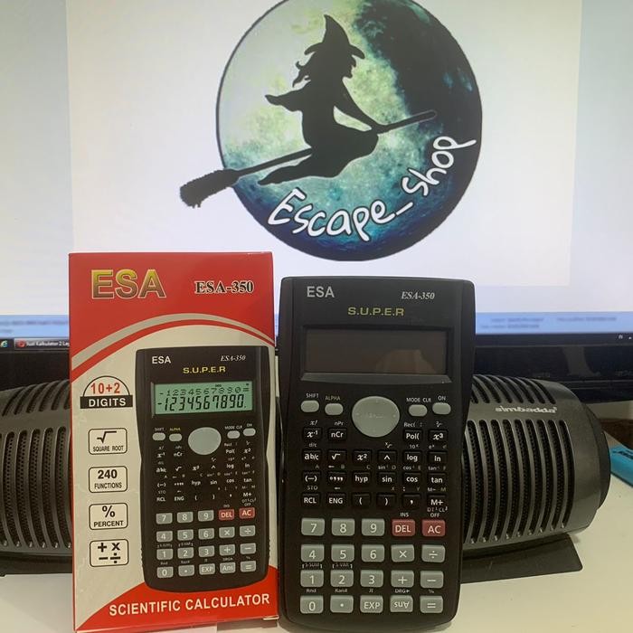 ztdl- Kalkulator Scientific Esa 350 10+2 Digit - Kalkulator Ilmiah