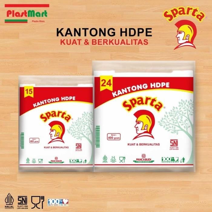 KANTONG PLASTIK KRESEK SPARTA BENING / PLASTIK HDPE BENING