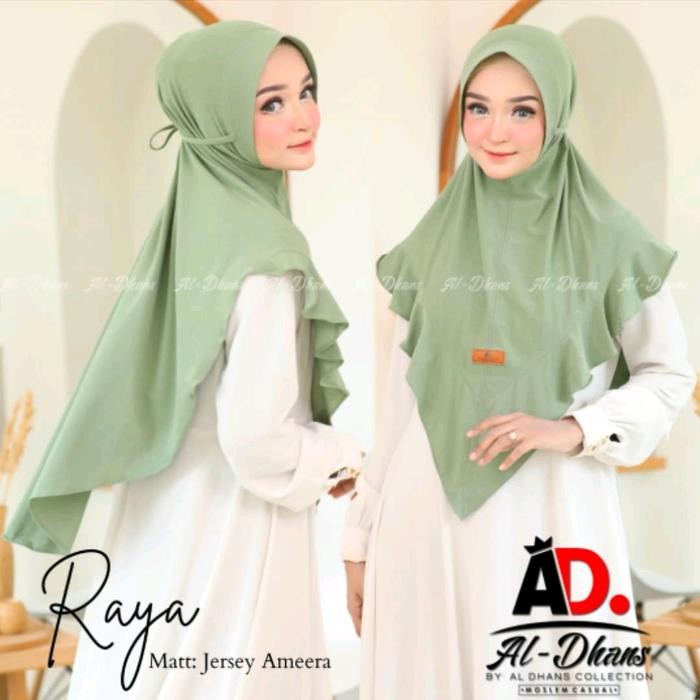 HOT PROMO Jilbab Instan Pad Rempel Tali Raya ORI Al - Dhans