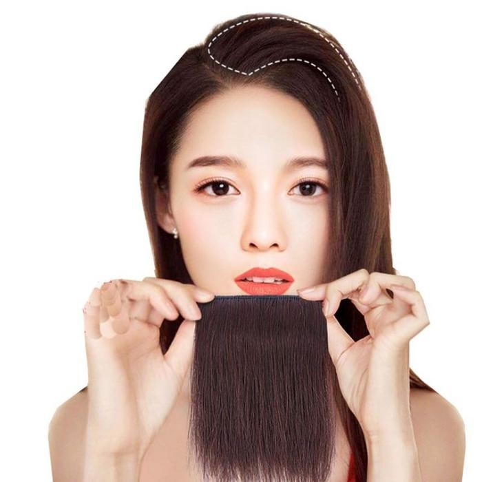 yqta- Hair Clip Wig Rambut Palsu Wanita Klip Rambut Palsu Invisible