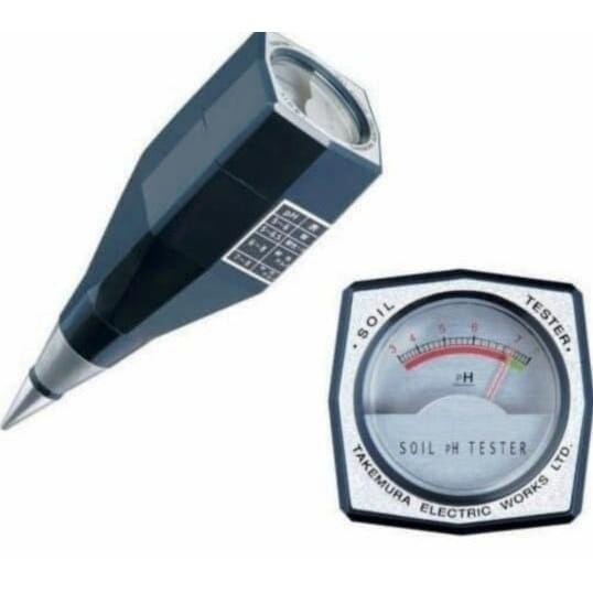 dgsc- Takemura Moisture Meter Dm15 Alat Pengukur Kelembapan & Ph Tanah Presisi 0.2 Ph Dengan