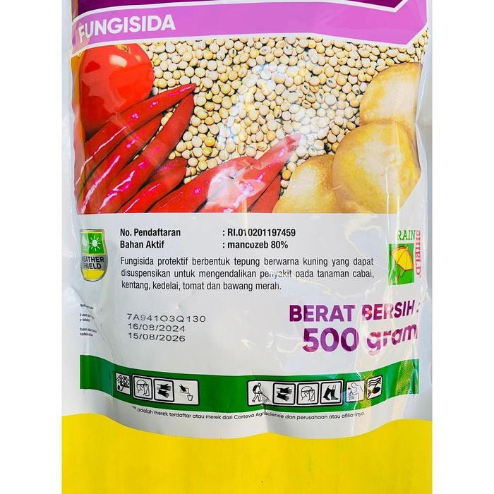 InstanMohonChat- Dithane M-45 80Wp Fungisida Protektif Pengendali Jamur Isi 500G Dr Corteva