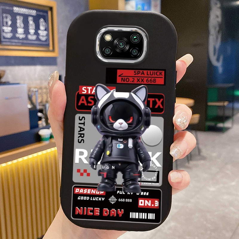 Casing Hp Untuk Xiaomi POCO X3 POCO X3 Pro POCO X3 GT POCO X3 NFC Case Casing Kucing Mesin HP Kasing
