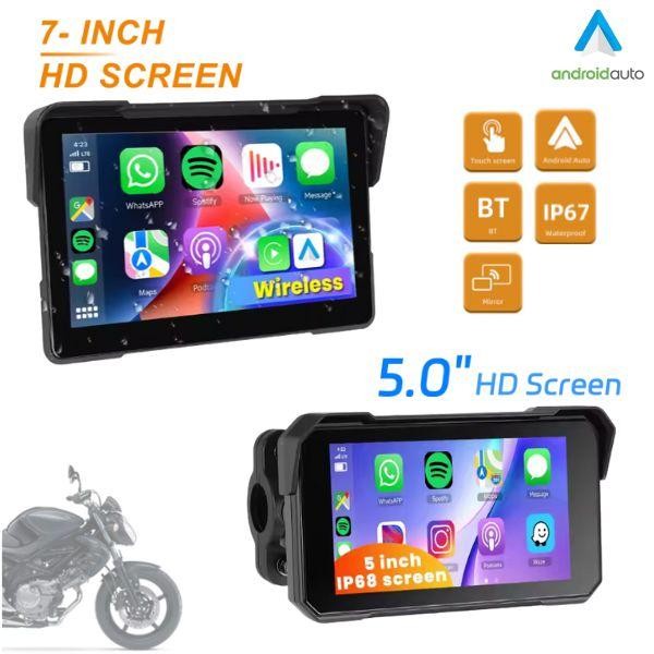 Android Auto Motor Carplay Motor GPS Navigasi Motor 5 Inch dan 7 Inch