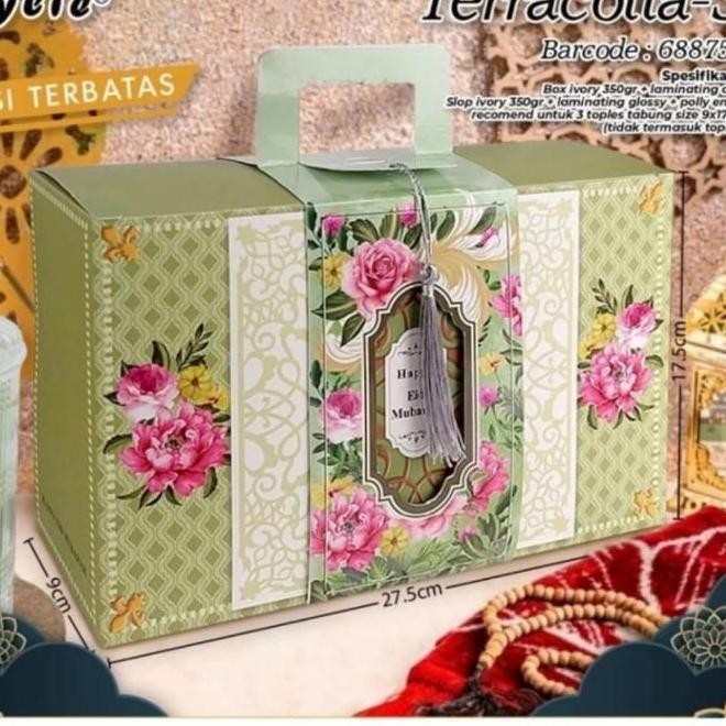 Box Kotak Lebaran Toples tabung