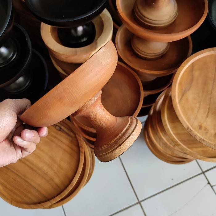 ASLI dulang kayu tempat buah fruit basket tempat canang READY STOCK