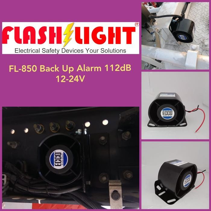 FL-850 BACK UP ALARM ECCO MODEL 112DB 12V-36V