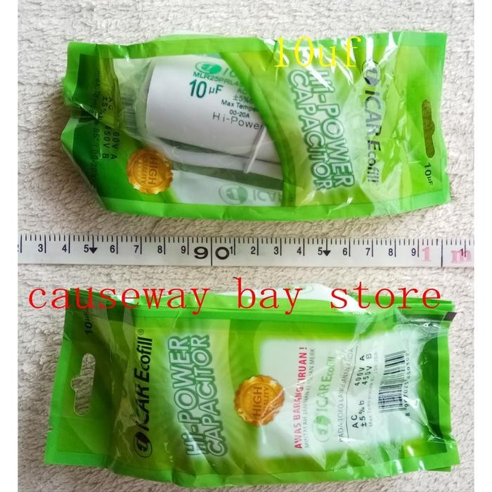 KAPASITOR 10Uf ICAR ECOFILL HI- PPOWER CAPASITOR 10Uf