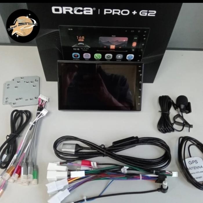 ANDROID ORCA ADR-9988 7INCH PRO+ G2 RAM 4GB/128ROOM WERLLES CARPLAY