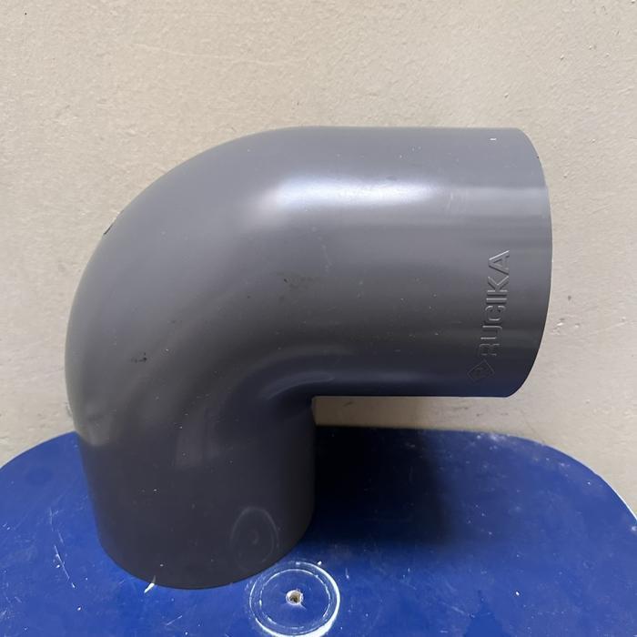 RUCIKA KNEE 4" INCH AW ELBOW KENI BELOKAN L BOW PVC 4 dim