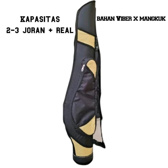 TAS PANCING HARD CASE PREMIUM VIBER ELASTIS UNTUK 2-3 JORAN DAN REEL MANCING TAS JORAN PANCING LAUT