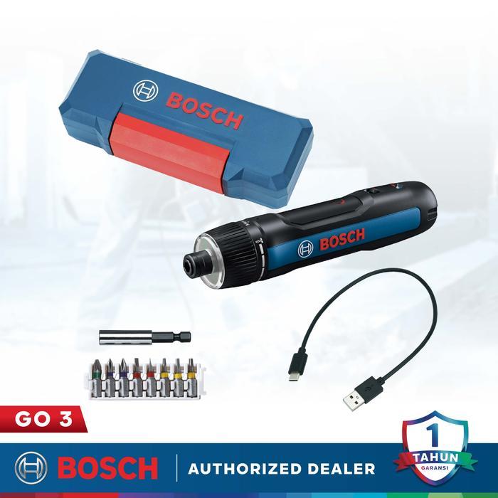Go Gen 3 Obeng Baterai Bosch Cordless Screwdriver 3.6 Volt Gen3 Usb