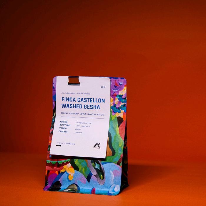 Arahkopirig Finca Castellon Washed Geisha 50 Gram Roasted Beans - Coffee Art Series Terlaris