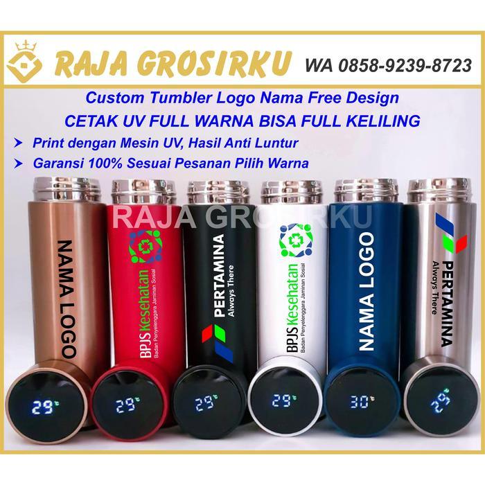 Ecentio - Custom Tumbler Termos Led Suhu Temperatur 500ml Uv Printing