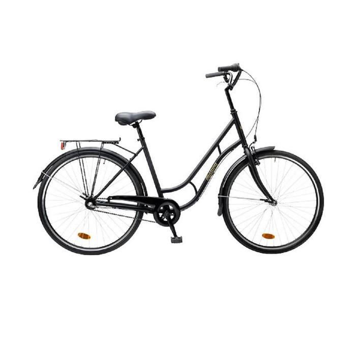 Mustang Marie Sepeda City Bike Dengan Keranjang Black 28 Inch Sepeda Kota Shimano Nexus Inter 3
