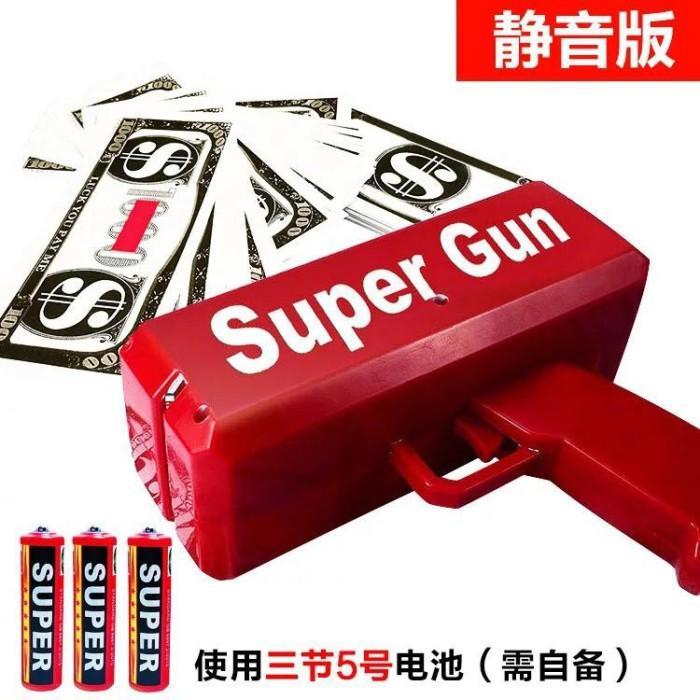 NEW MAINAN ANAK MONEY GUN SUPREME TEMBAKAN UANG / UANG MAINAN