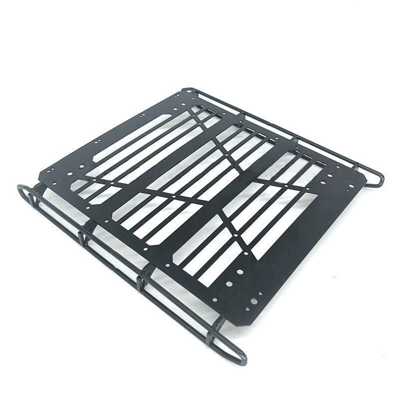 RC Model Car 1/10 Scale RC Metal Steel Roof Rack with LED Light for TRAXXAS TRX4 TRX6 6X6 G63 G500