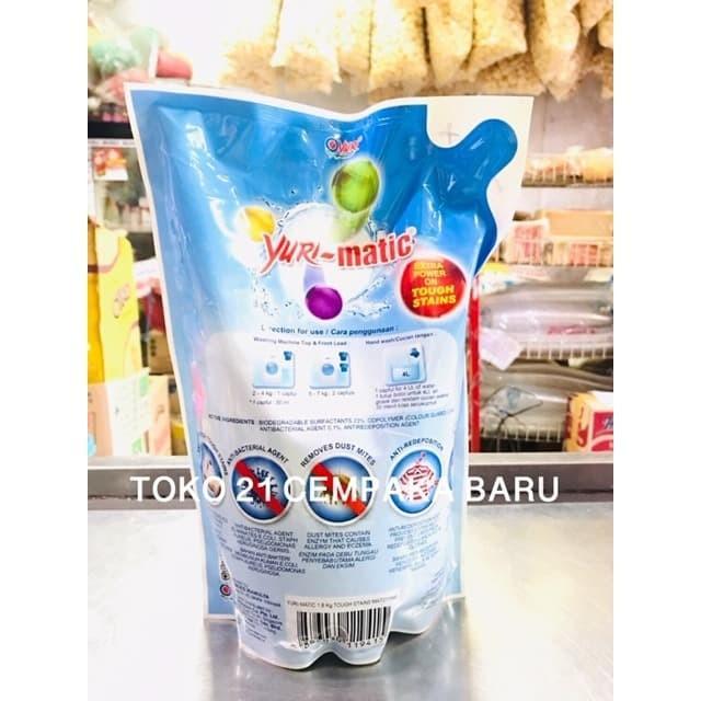 Baru Yuri Matic Cair Sweat Smell Romantic Blue Refill 1.8 Kg Yuri 1.8Kg