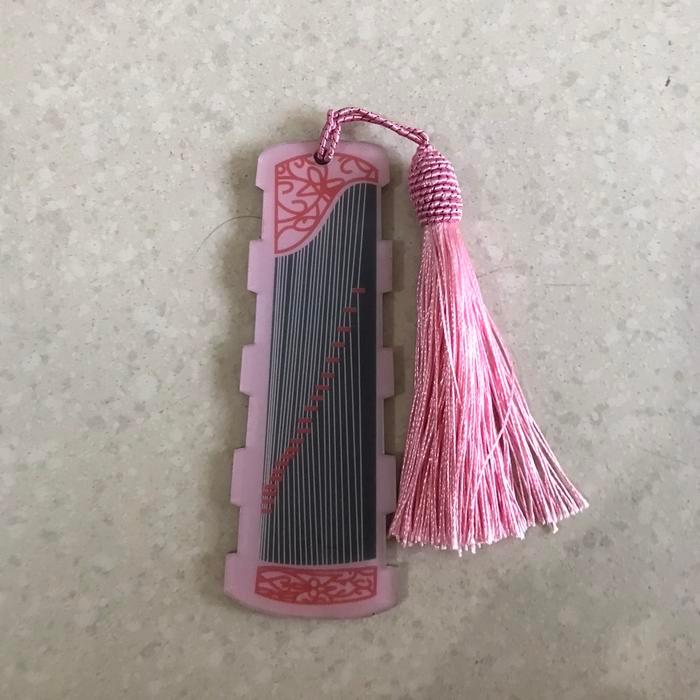 Tempat kuku guzheng / holder kuku guzheng - Merah Muda