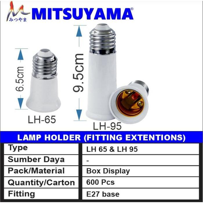 NEW Fitting Sambungan Lampu Downlight LED Fiting Extension E27 Socket