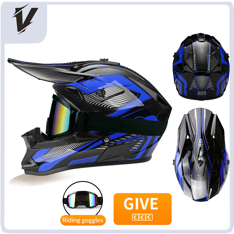 Motorbike Helmet Kids Helmet Free Windscreen Glasses Motocross Downhill AM DH Cross Helmet Street