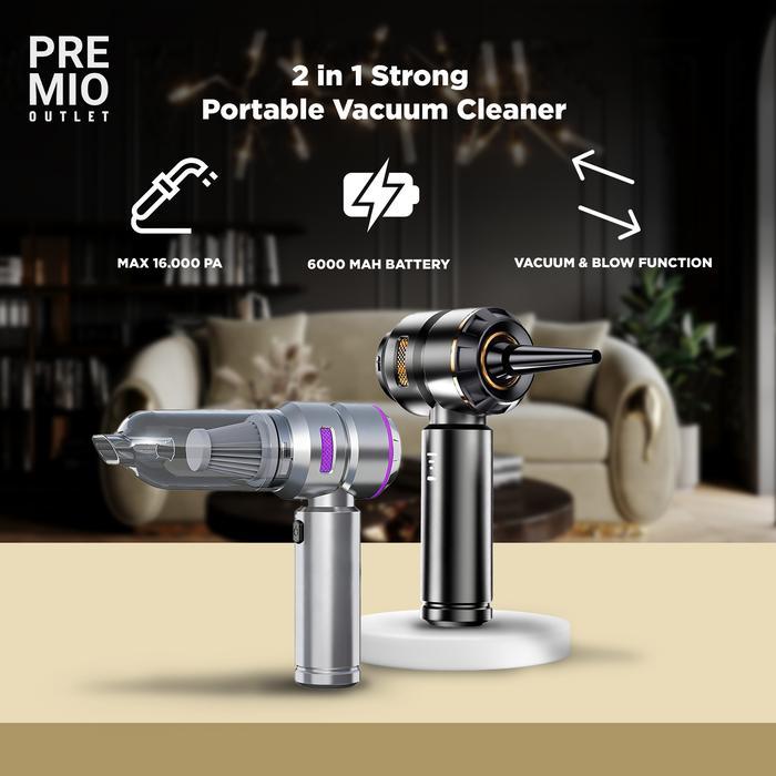 PREMIO Vacuum Cleaner Penyedot Debu Mini Portable 2 in 1 Multifungsi