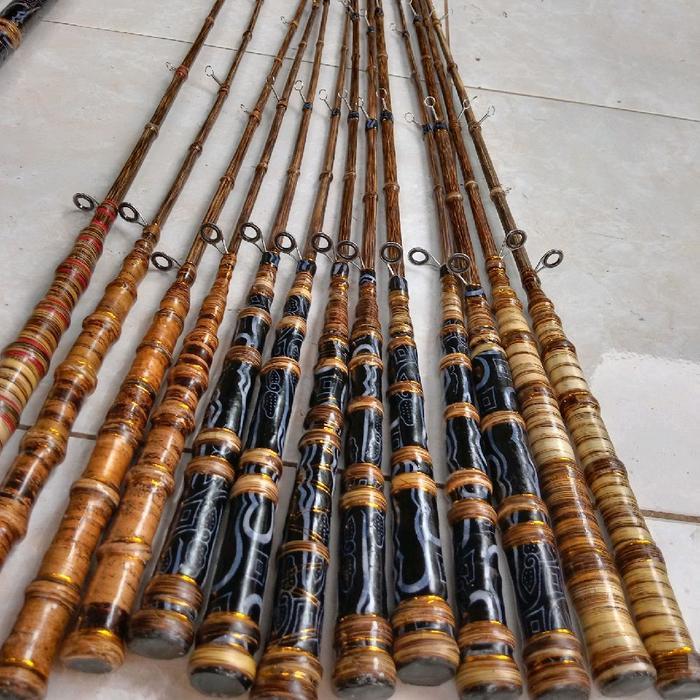 Joran Waregu Besutan 135Cm Rod Pancing Berkualitas Tinggi Dengan Desain Unik Dan Tahan Lama Panjang