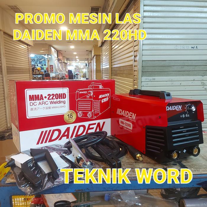 MESIN LAS DAIDEN MMA 220HD MESIN LAS DAIDEN INVERTER DAIDEN 220HD