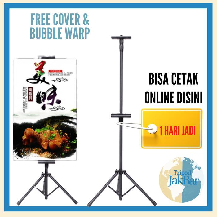 Premium Tripod Display Poster / Stand Frame / Stand Banner Tripod Camera Original