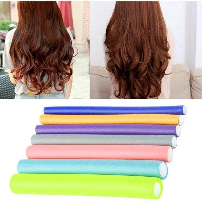 10Pcs Roll Sosis Curly Rambut Roll Sosis Keriting Rambut Terlaris