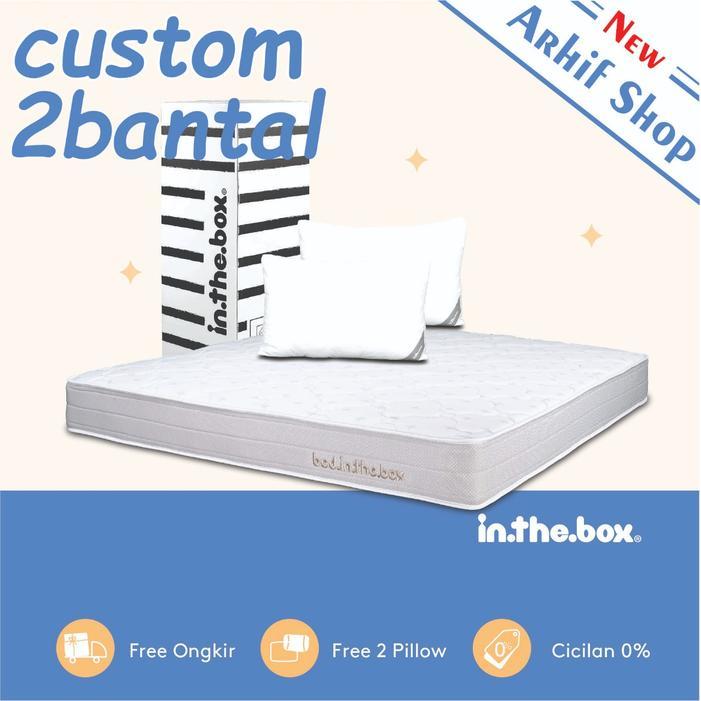 Promo Spring Bed Kasur In The Box Inthebox 150X200 (Custom Size) Terlaris