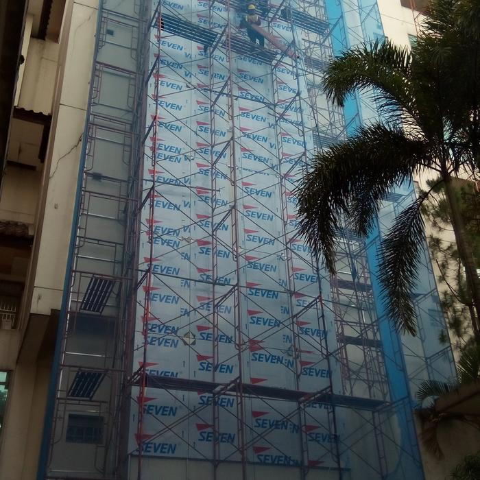 Jaring Proyek Polynet Bangunan Waring Biru P.100M X L.3M Terlaris