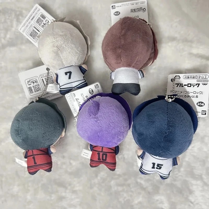 10cm New Blue Lock Plush Pendant KeyChain Yoichi Isagi Nagi Seishiro Mikage Reo Rin Itoshi Itoshi