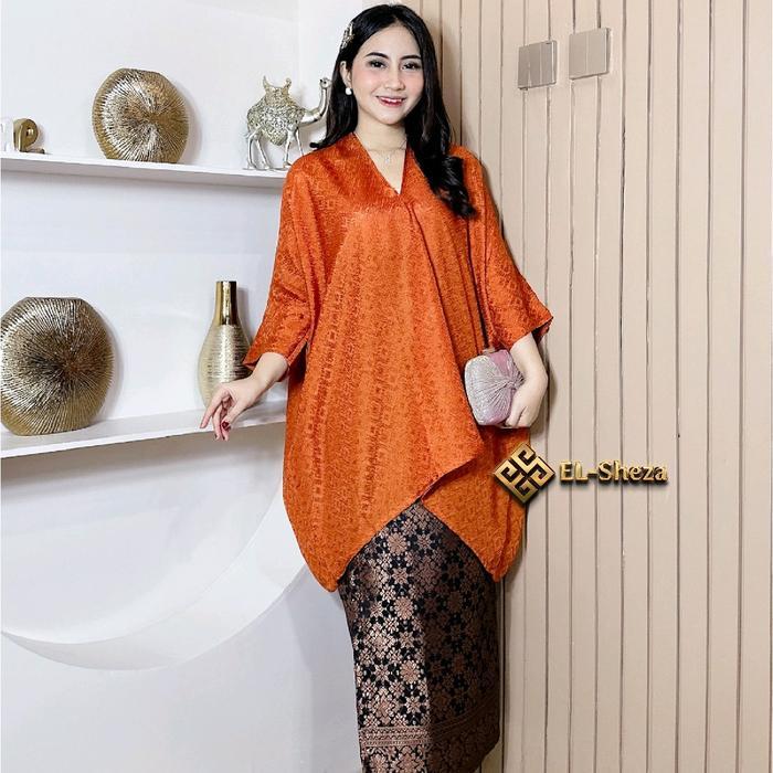 BLOUSE KAFTAN TUNIK VISCOS ARUNA (hanya atasan) terbaru