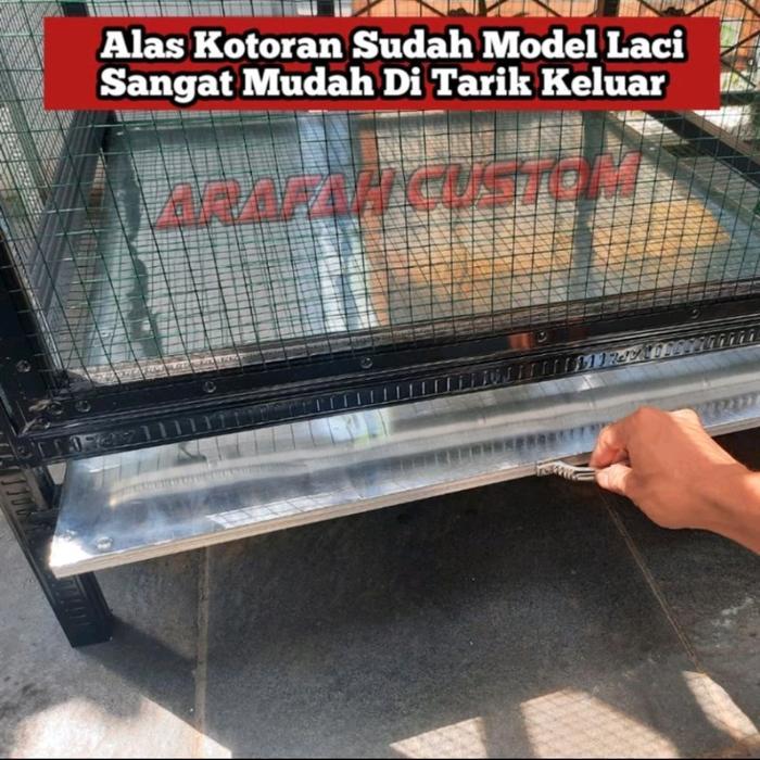 Jayus - Sangkar Kandang Burung Ternak Umbaran Koloni Lovebird Murai Kenari