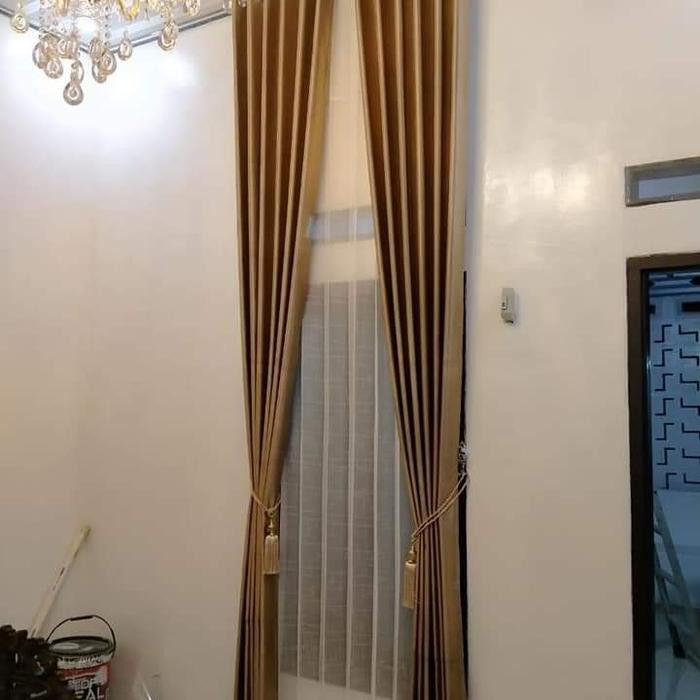 Gorden Blackout Import Tinggi 350 Cm Hordeng Jendela Mewah
