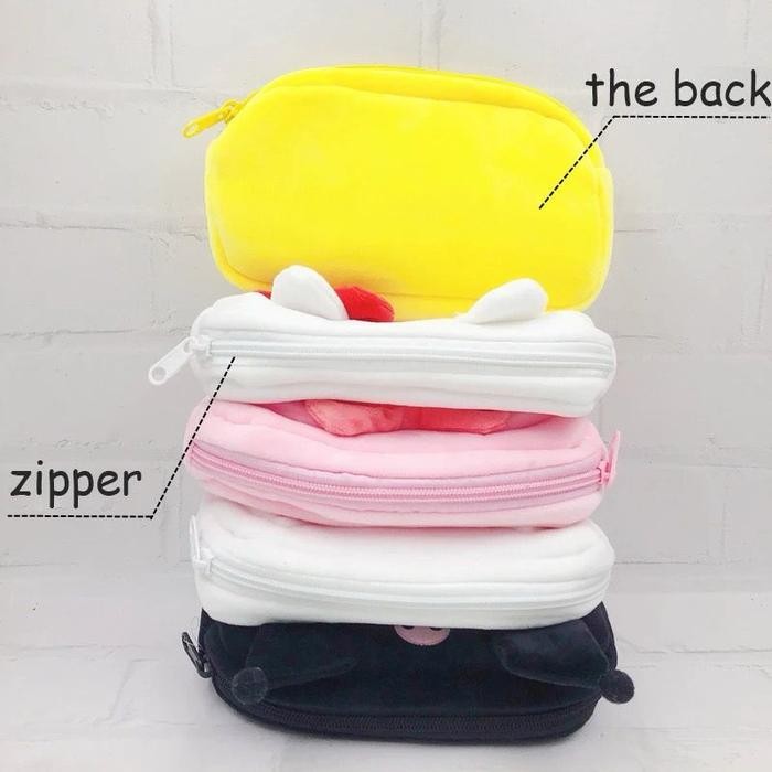 

FUR PENCIL CASE SANRIO MELODY CINNAMOROLL KOTAK PENSIL TEMPAT MAKEUP