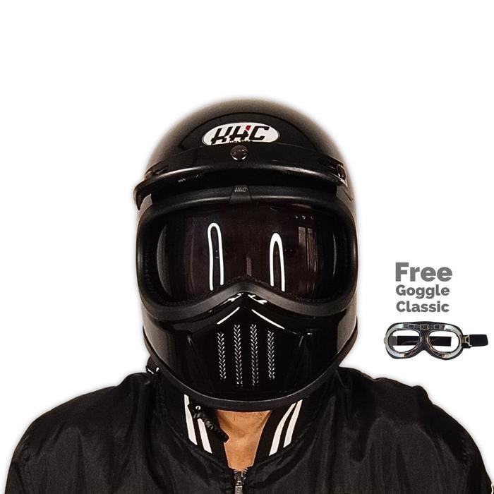 TERLARIS Helm Cakil Hbc Retro Promo Free Kaca Mata Retro ( Mr Helm )
