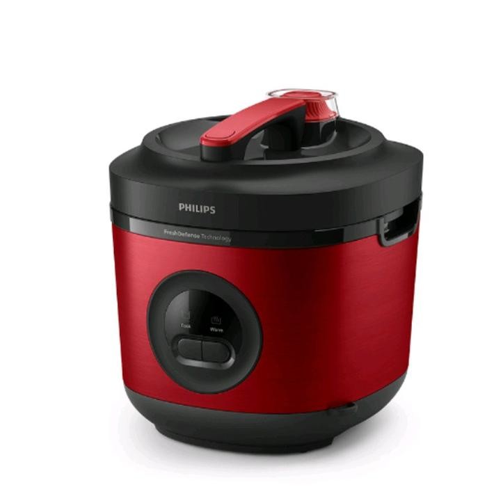 Mejicom Philips Hd3211 2Liter Rice Cooker Red / Merah