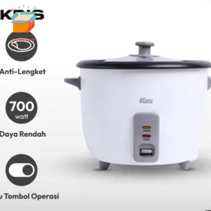 Rice Cooker 1,8L/Rice Cooker Manual Kris - Putih