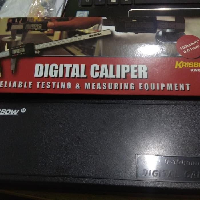 Krisbow Sigmat Digital Caliper 6" (6 Inch) 150 Mm/ Jangka Sorong
