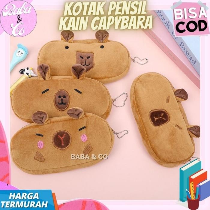 

KOTAK PENSIL CAPYBARA PLUSHY TEMPAT PENSIL KAIN PLUSHY CAPYBARA LUCU UNIK MURAH TEPAK TAPOK CAPYBARA