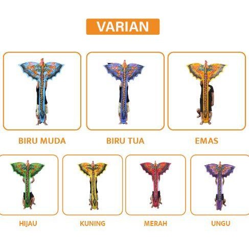 Layangan 3D Bentuk Kepala Naga Mainan Layang Layang Khas bali