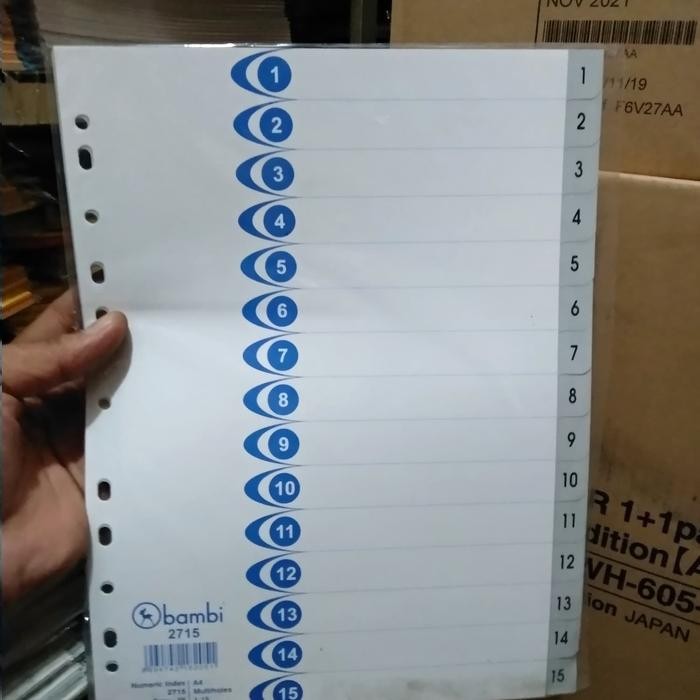 

Divider Bambi 2715 / Pembatas Bambi 1 - 15