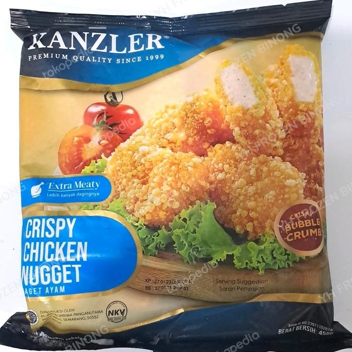 

Pilihan- Kanzler Crispy Chicken Nugget 450Gr Nuget Ayam Naget
