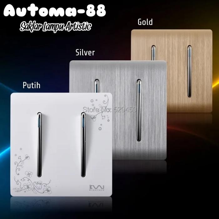 Saklar Sakelar Engkel Seri lampu Dinding rumah Artistik minimalis