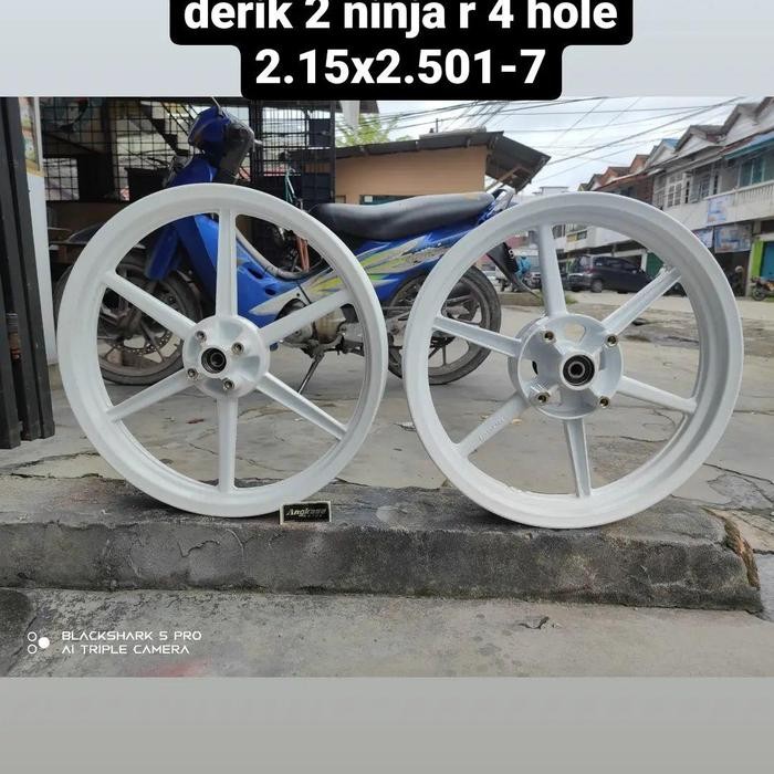 Velg Racing Vrossi Sprint Derik 2 Kawasaki Ninja R Ss 4Hole 215 250 17